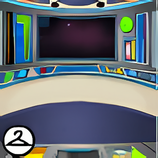 Inside a Space Craft Background