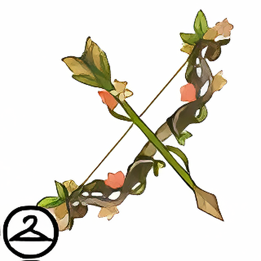 Woodland Flowers Forest Bow