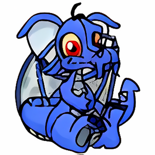 Blue Draik Plushie