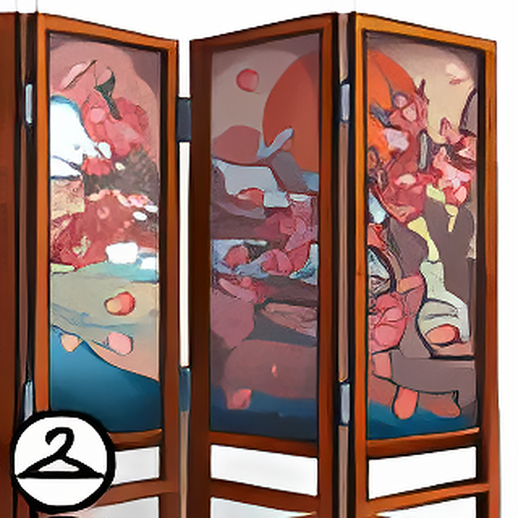 Ornate Cherry Blossom Tree Screen