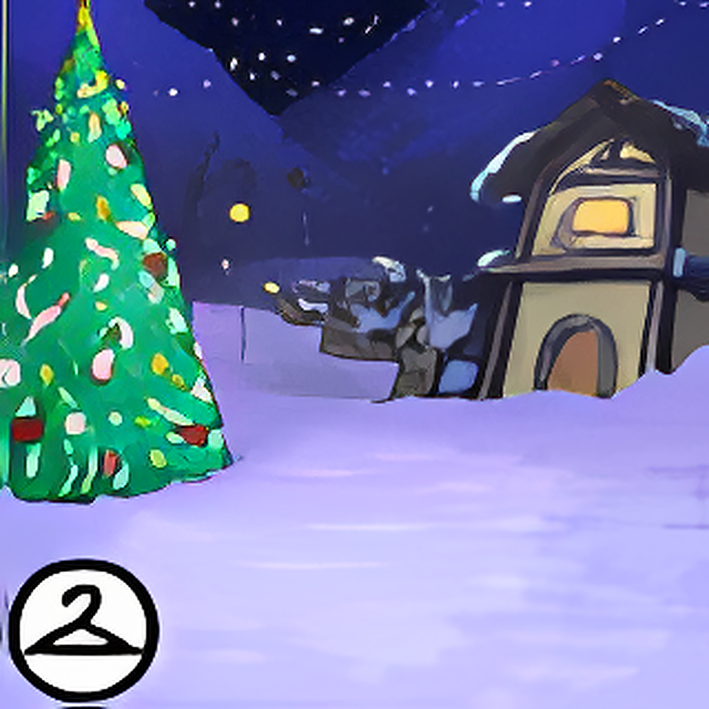City on a Mountainside Background