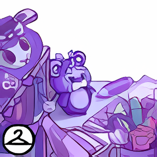 Dyeworks Purple: Kawaii Pastel Desk Foreground