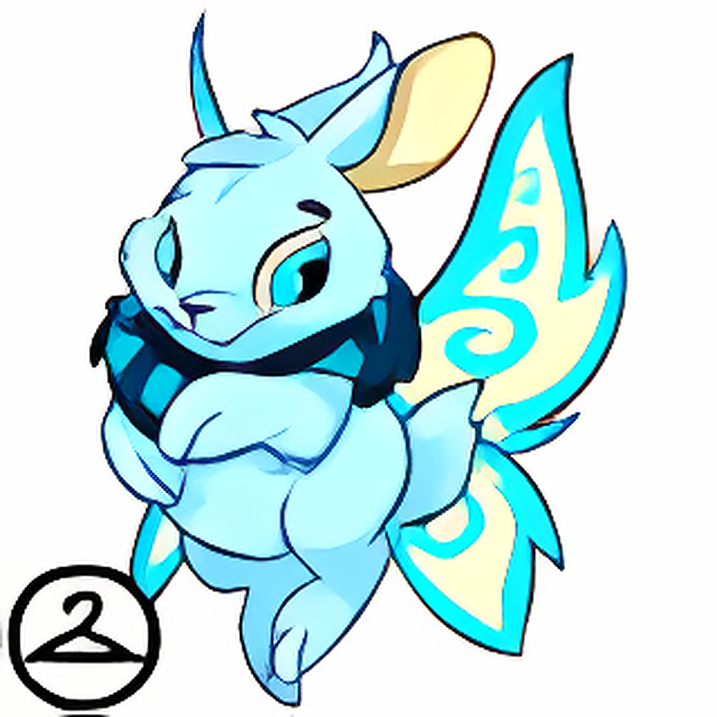 Prismatic Ice: Fluttering Faerie Cybunny