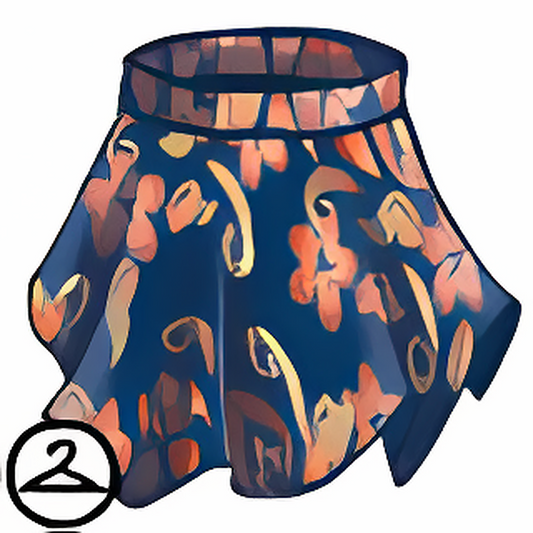 Fall Floral Skirt