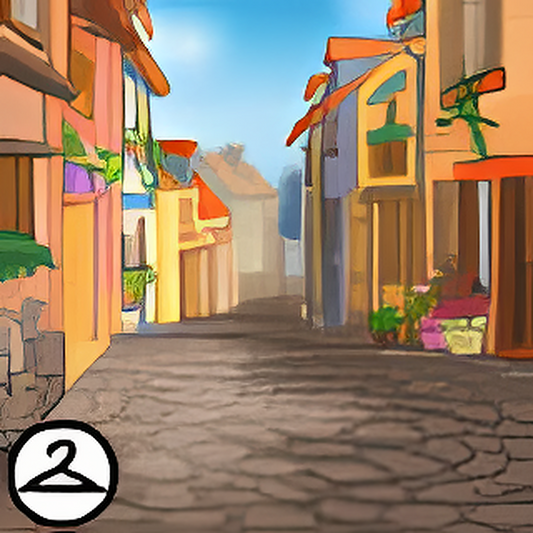 Cobbled Pathway Background