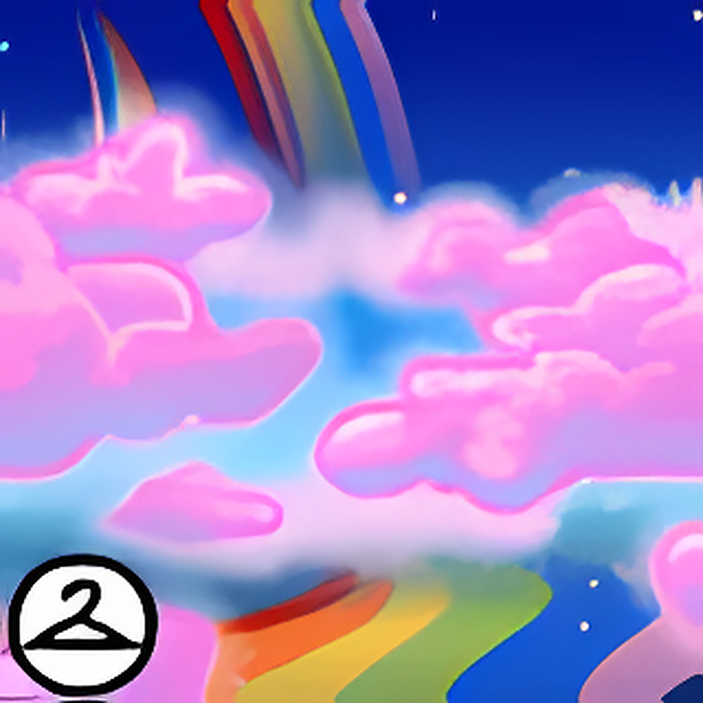 Magical Rainbow Background
