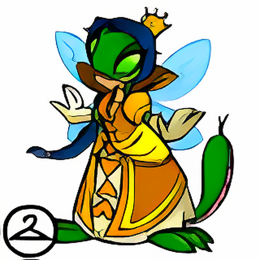 Prismatic Mirage: Nostalgic Royalgirl Buzz