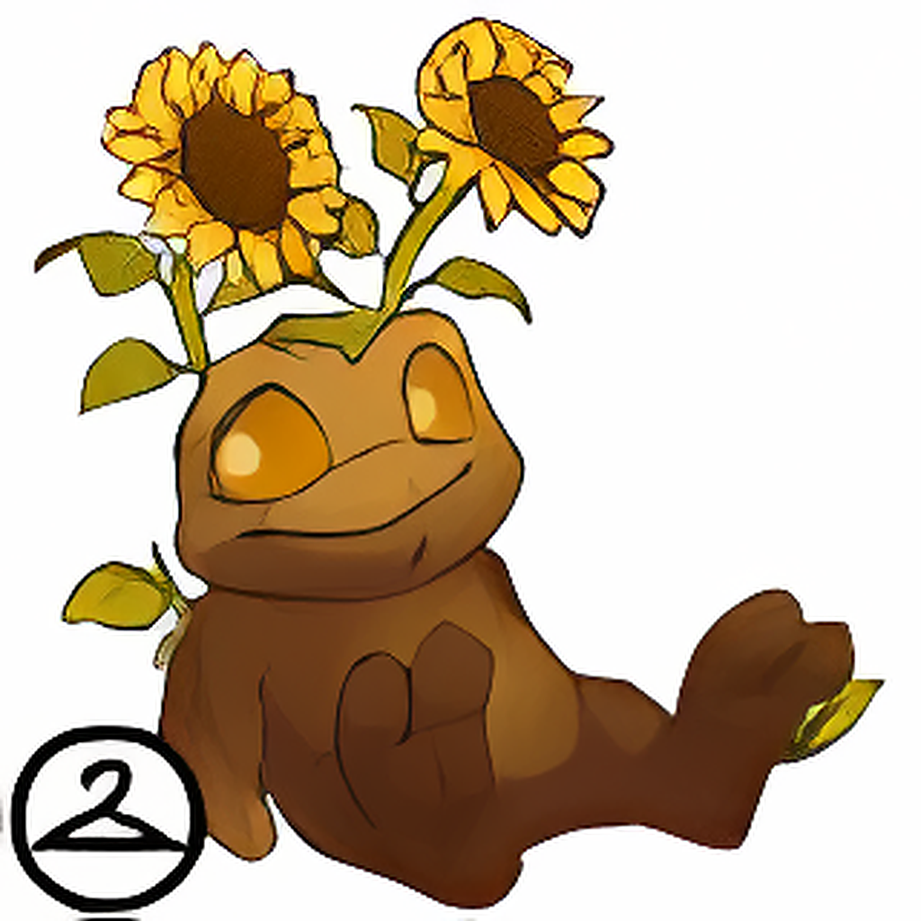 Prismatic Sunflower: Blooming Woodland Grundo
