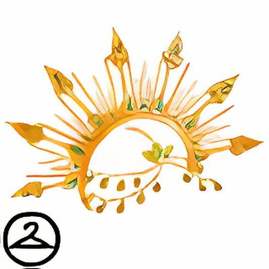 Gold and Emerald Headdress Crown
