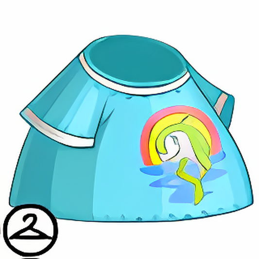 Rainbow Flotsam Ringer Tee