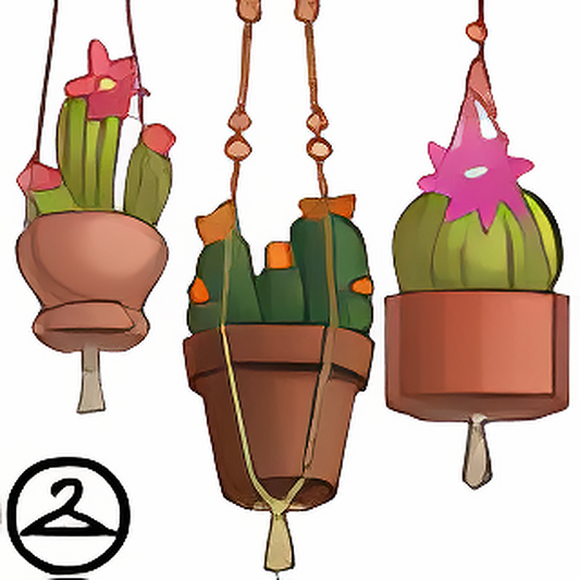 Hanging Cacti Planters
