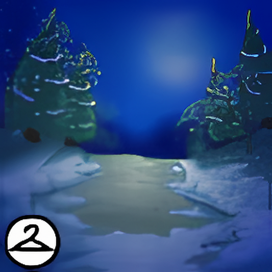 Dyeworks Blue: Cold Winter Night Background
