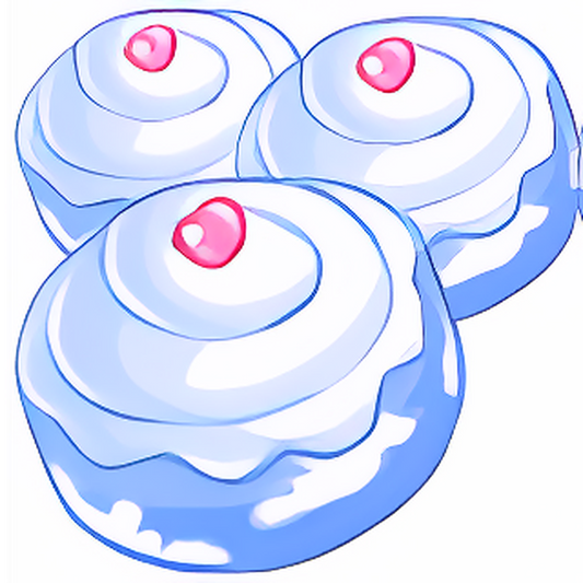Cloud Usul Iced Buns