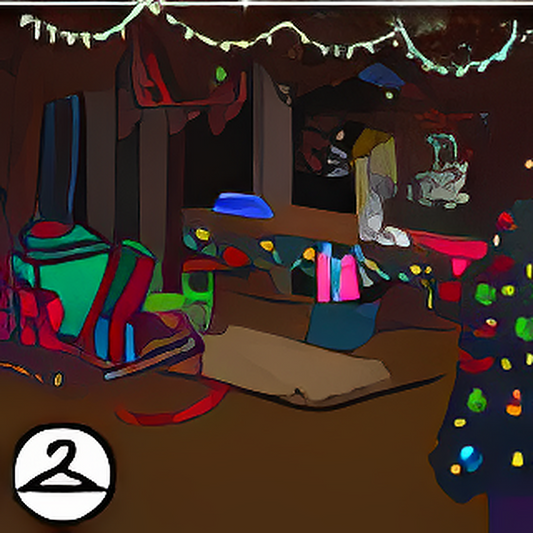 Underground Christmas Workshop Background