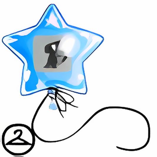 Blue Shoyru Star Balloon