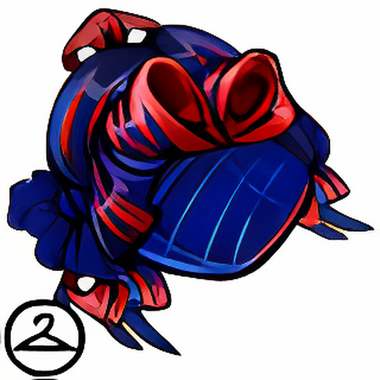 Fancy Red and Blue Wig
