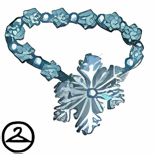 Sparkling Snowflake Necklace