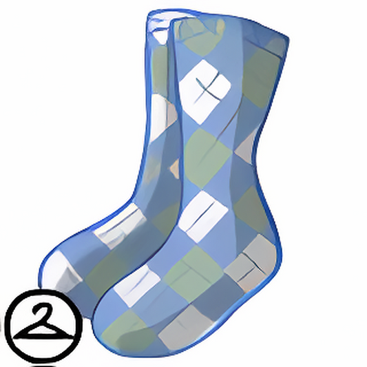 Pastel Argyle Socks