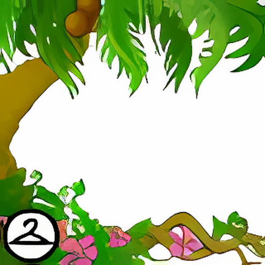 Lush Green Island Tree
