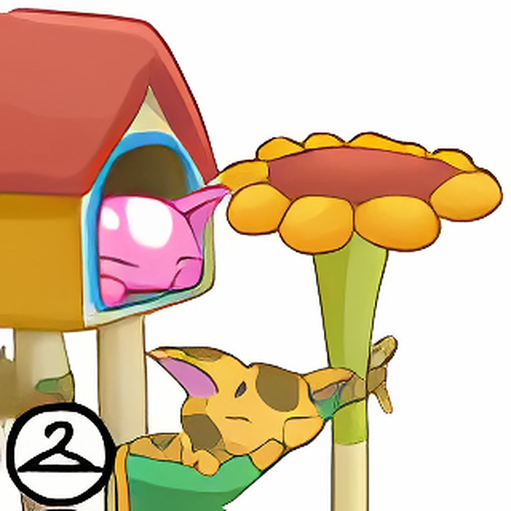 Napping and Playful Kadoties in Petpet Towers Foreground