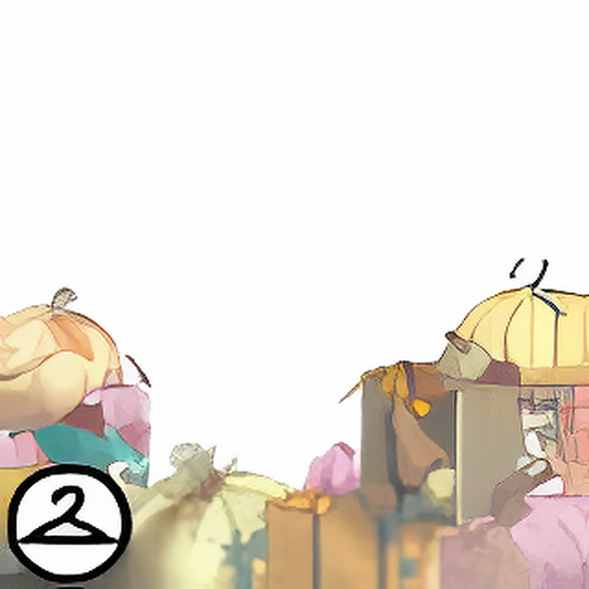 Dyeworks Yellow & Pink: Pastel Pumpkin Foreground