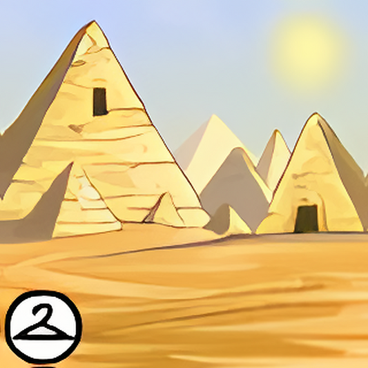 Lost Desert Pyramids Background