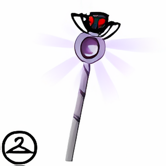 Dyeworks Silver: Spyder Web Staff