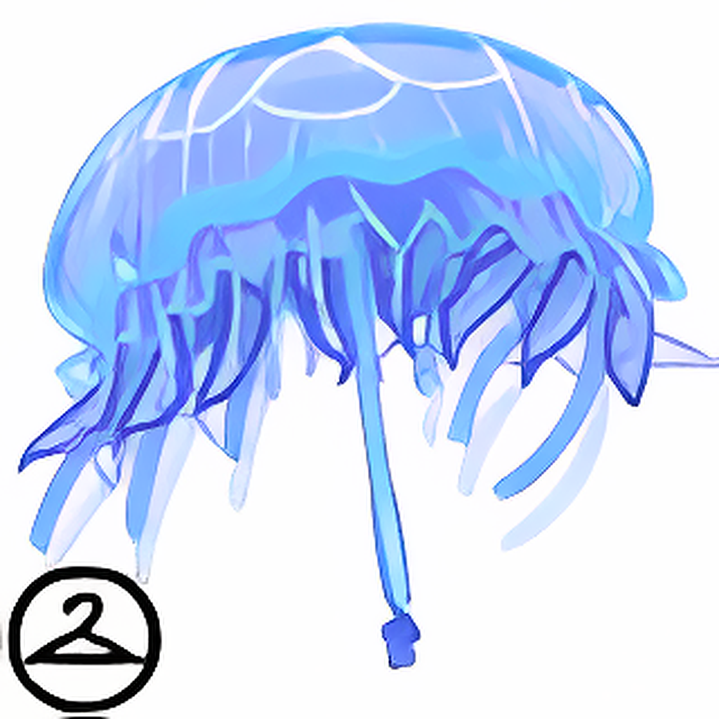Lighted Jellyfish Umbrella Handheld