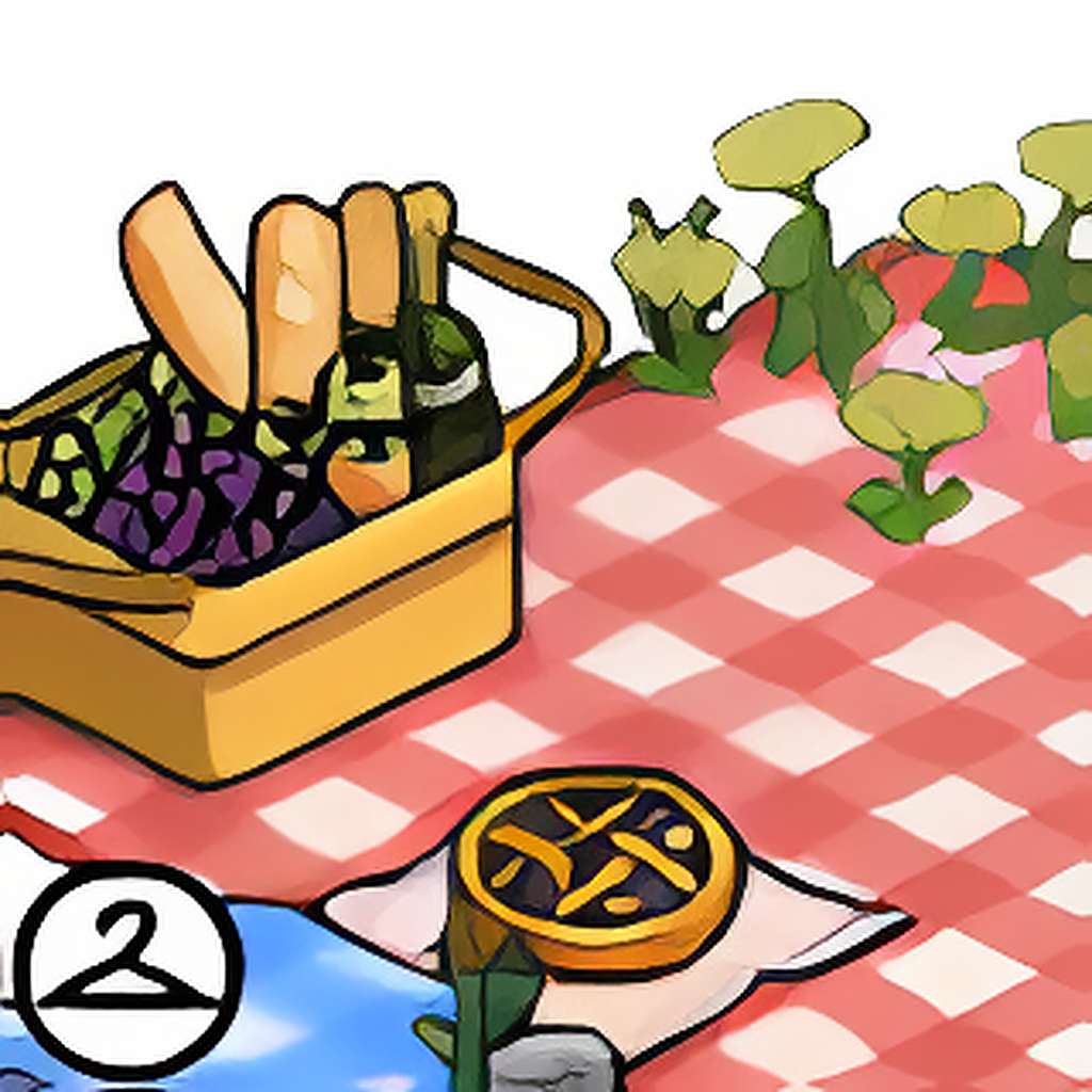 Pixel Habbo Hotel Luna Cinema Picnic Trinket