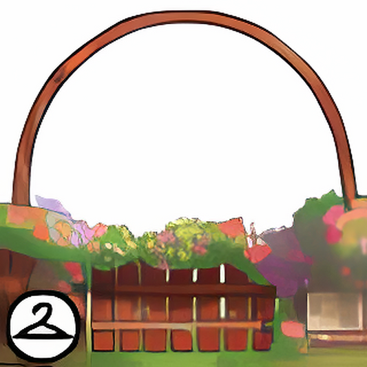 Wooden Flower Gate Foreground