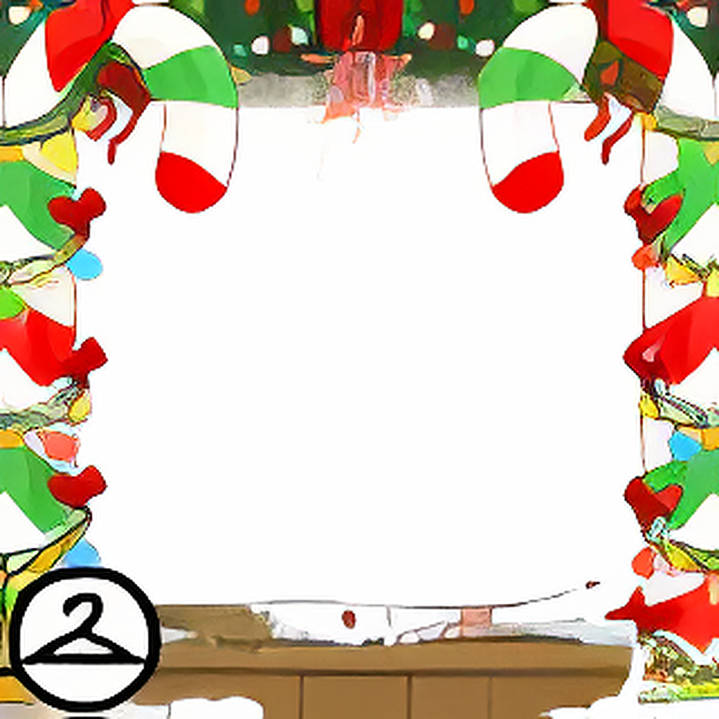 Candy Cane Lane Frame