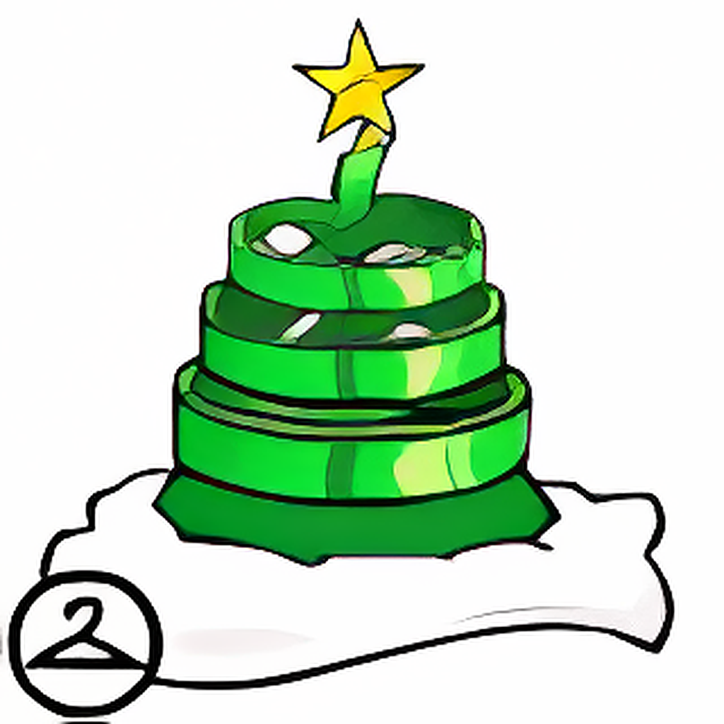 Modern Sculpture Holiday Hat