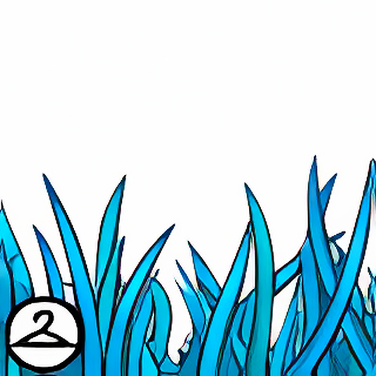 Dyeworks Blue: Grass Foreground