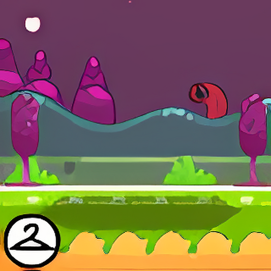 Wobbly Jelly Planet Background
