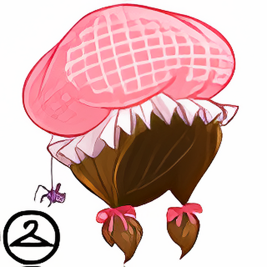 MME15-S4b: Pink Gingham Hat and Wig