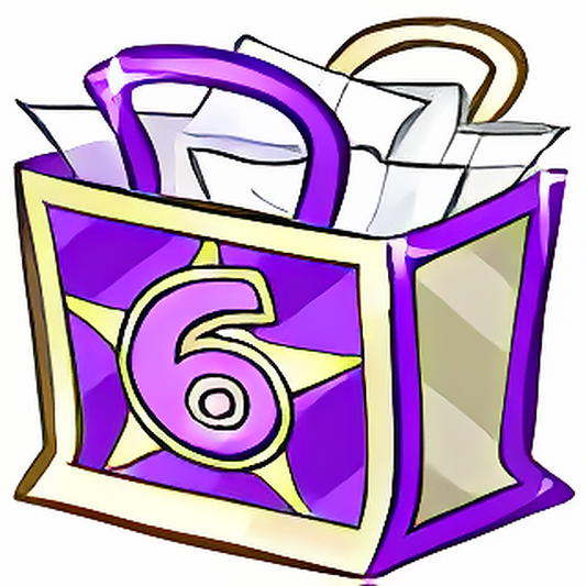 NC Mall Sixth Birthday Goodie Bag