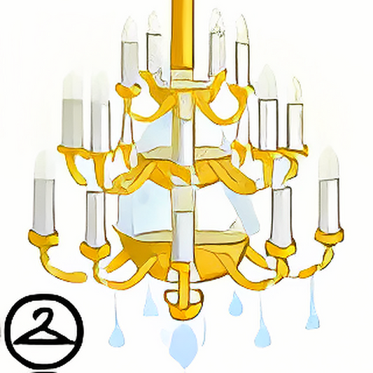 Ornate Ormolu Chandelier