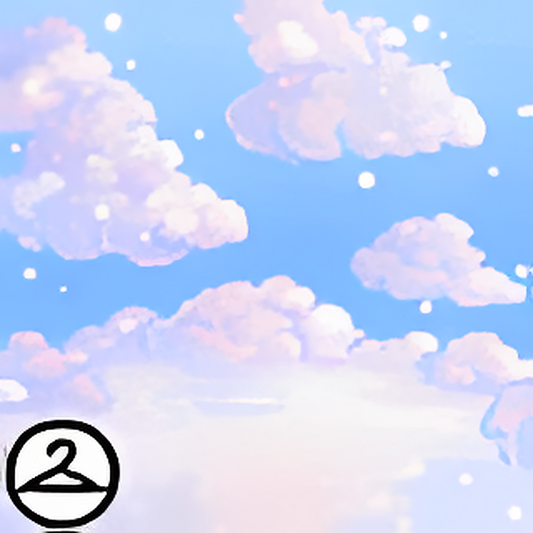 Dyeworks Blue: Dreamy Cloud Background