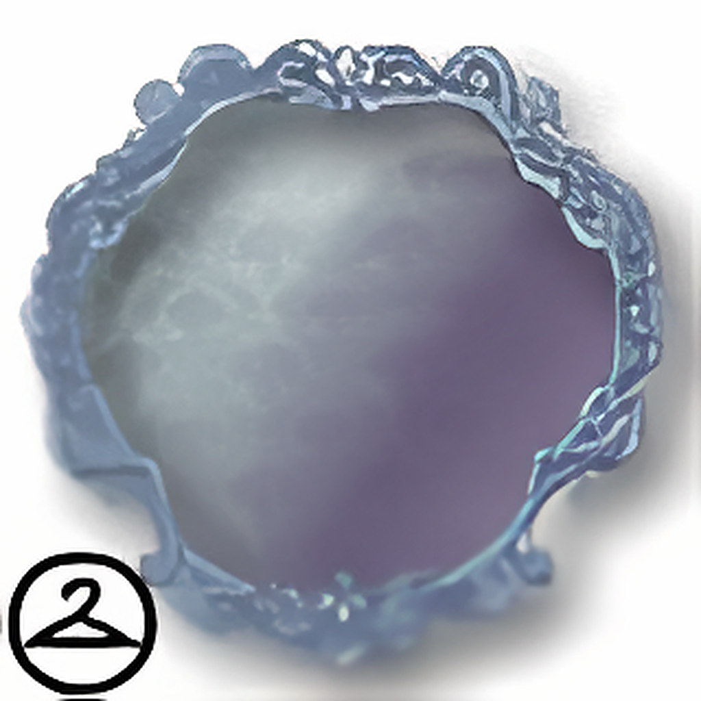 Dyeworks Silver: Ornate Mirror Reflection