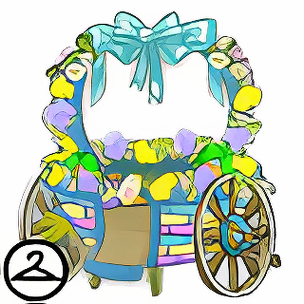 Lovely Negg Basket Carriage