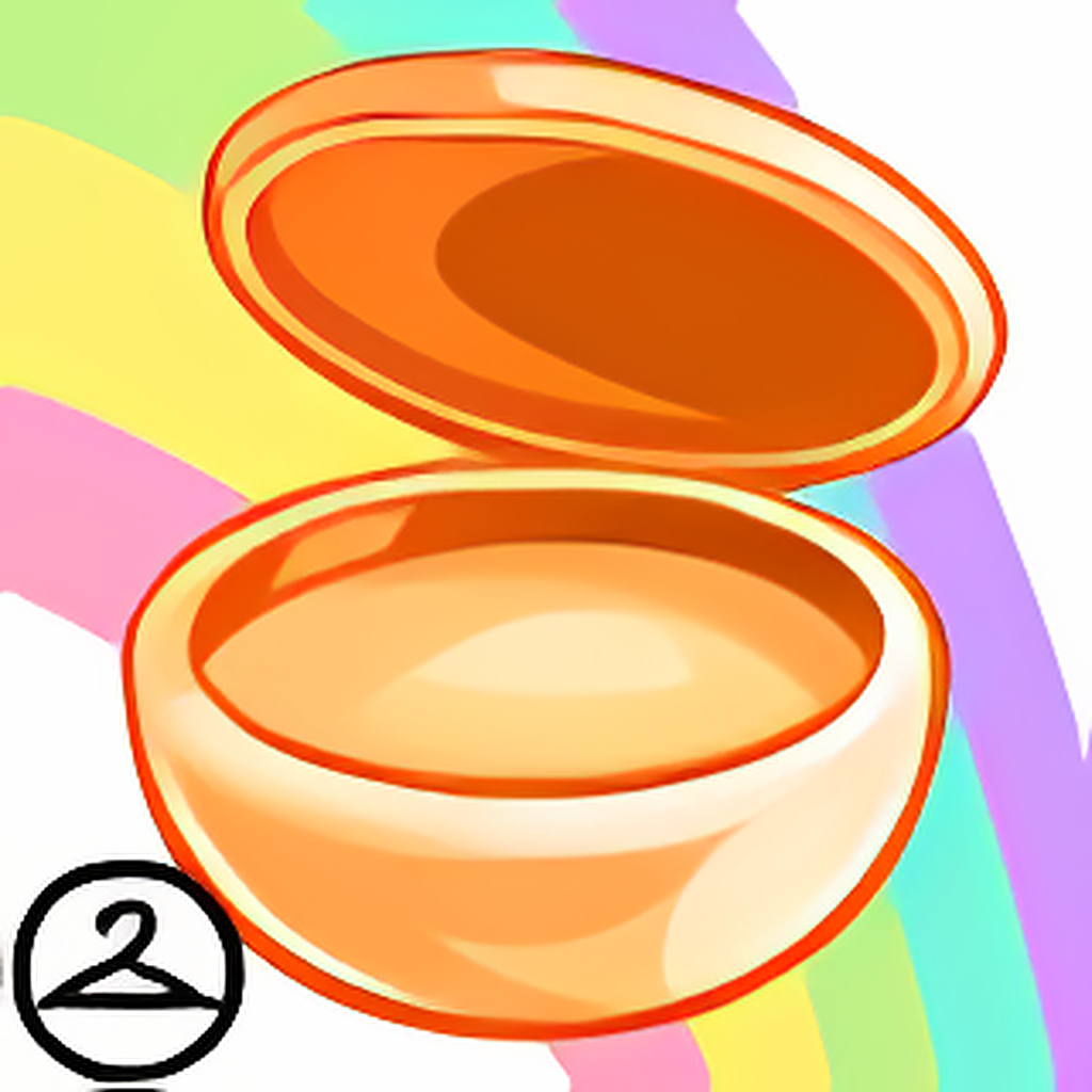 Orange Baby Body Paint