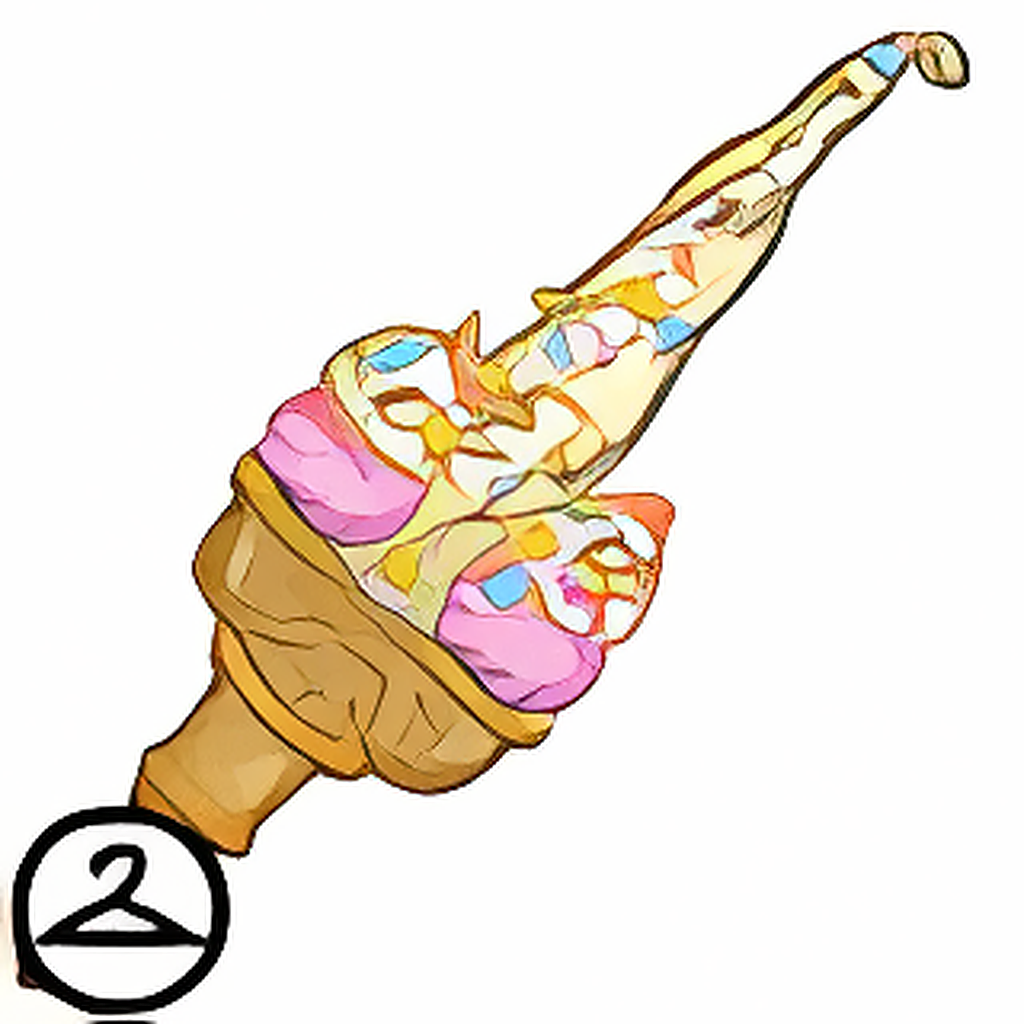 Ice Cream Cone Sword