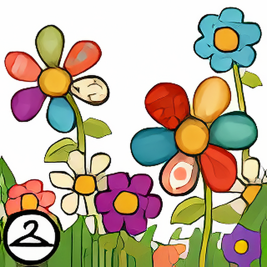 Patchwork Flowers Foreground