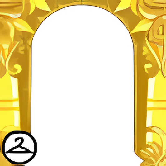 Gold Ornate Entryway Arch