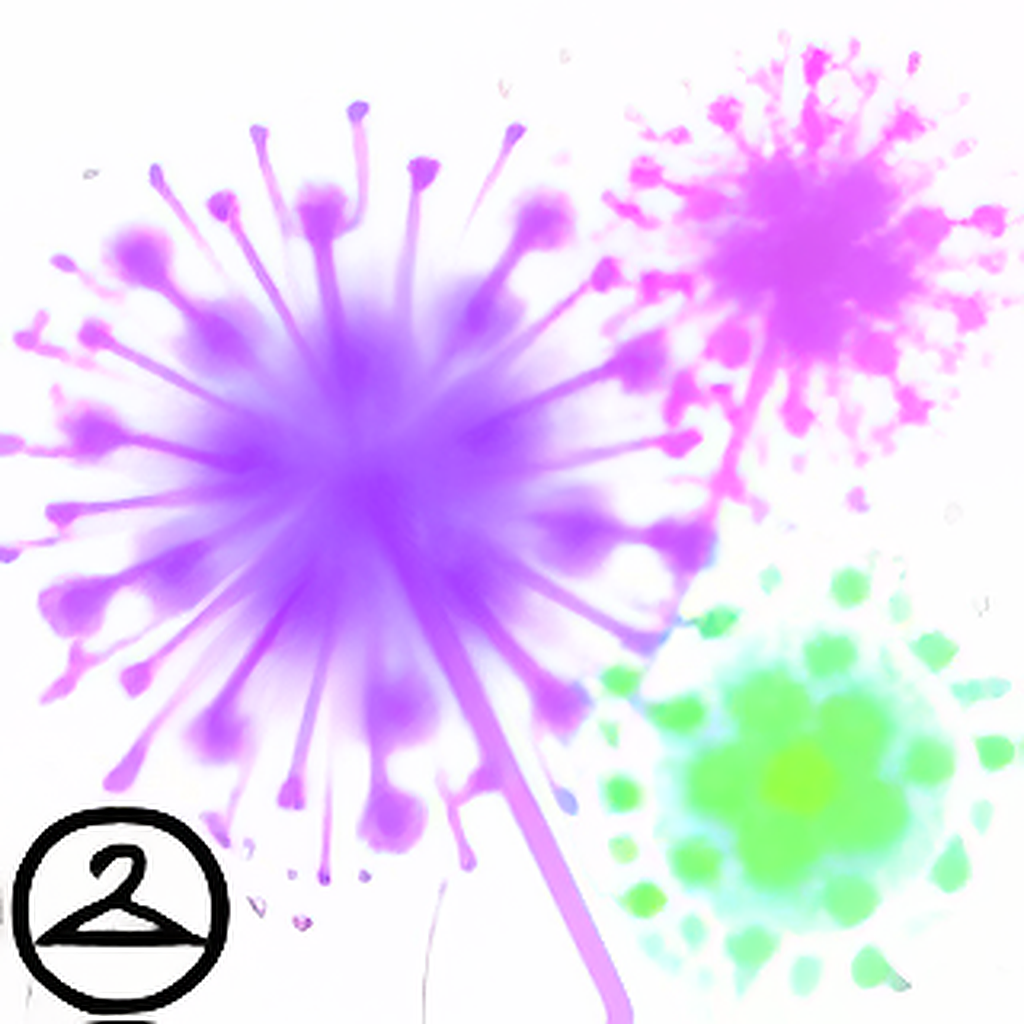 Brilliant Fireworks Shower