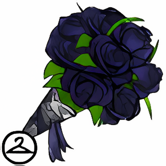 Gothic Black Rose Bouquet