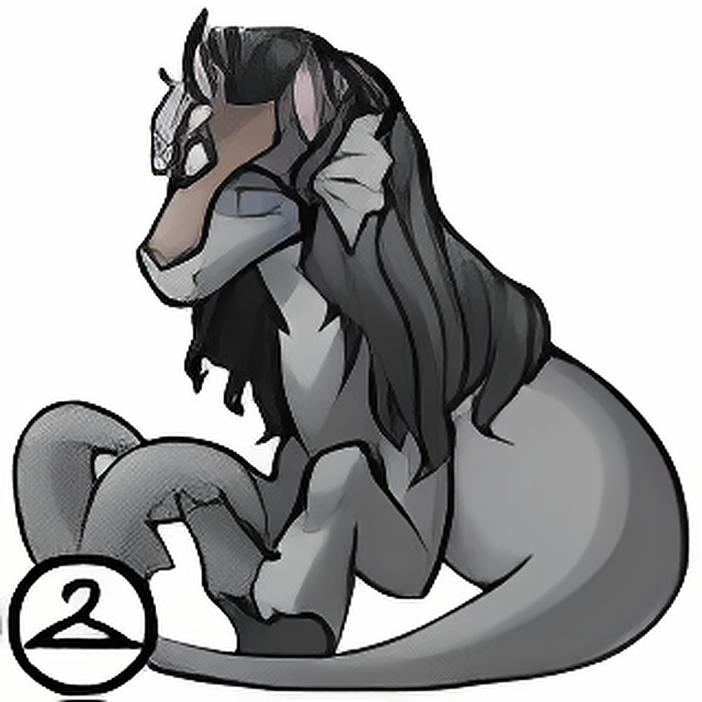 Somber Grey Peophin