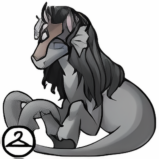 Somber Grey Peophin