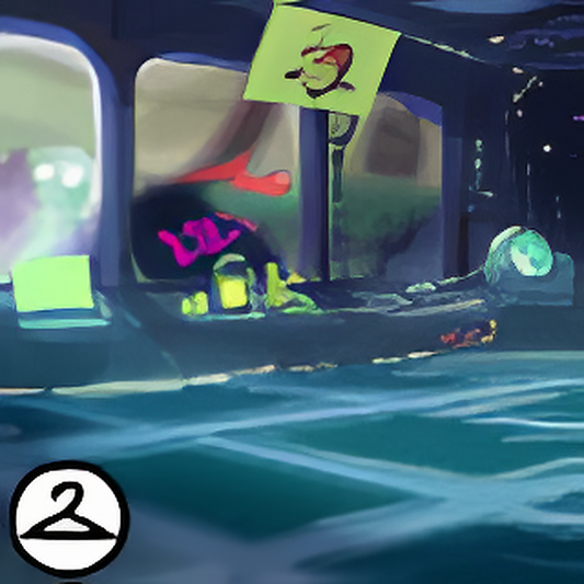 Dystopian Space Station Background