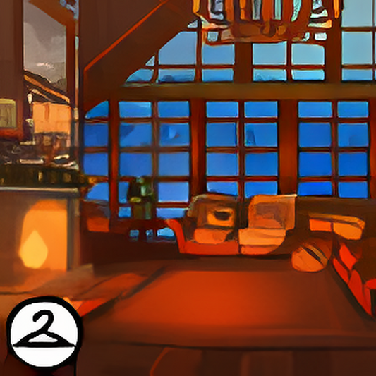 Cosy Ski Lodge Background